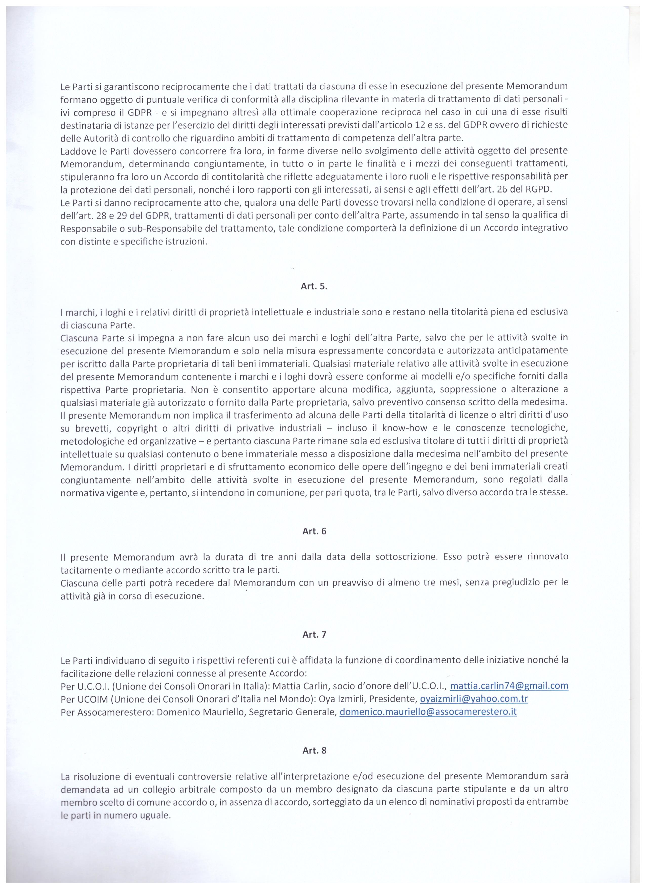 Memorandum UCOI UCOI e Assocamerestero pag.3